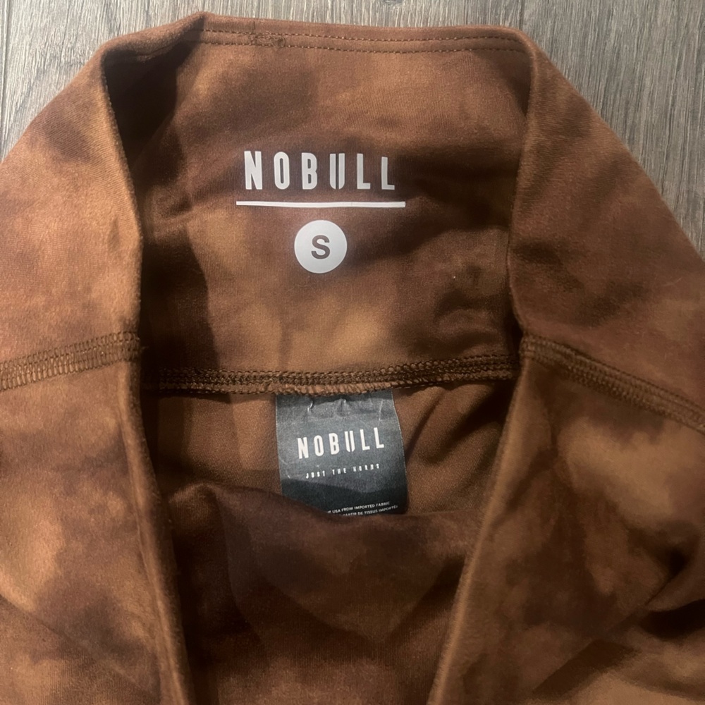 NOBULL Women's Brown Tie-Dye Leggings - Picture 2 of 3